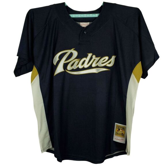 San Diego Padres Mitchell‎ & Ness MLB 2XL XXL Authentic Jersey Navy NWT